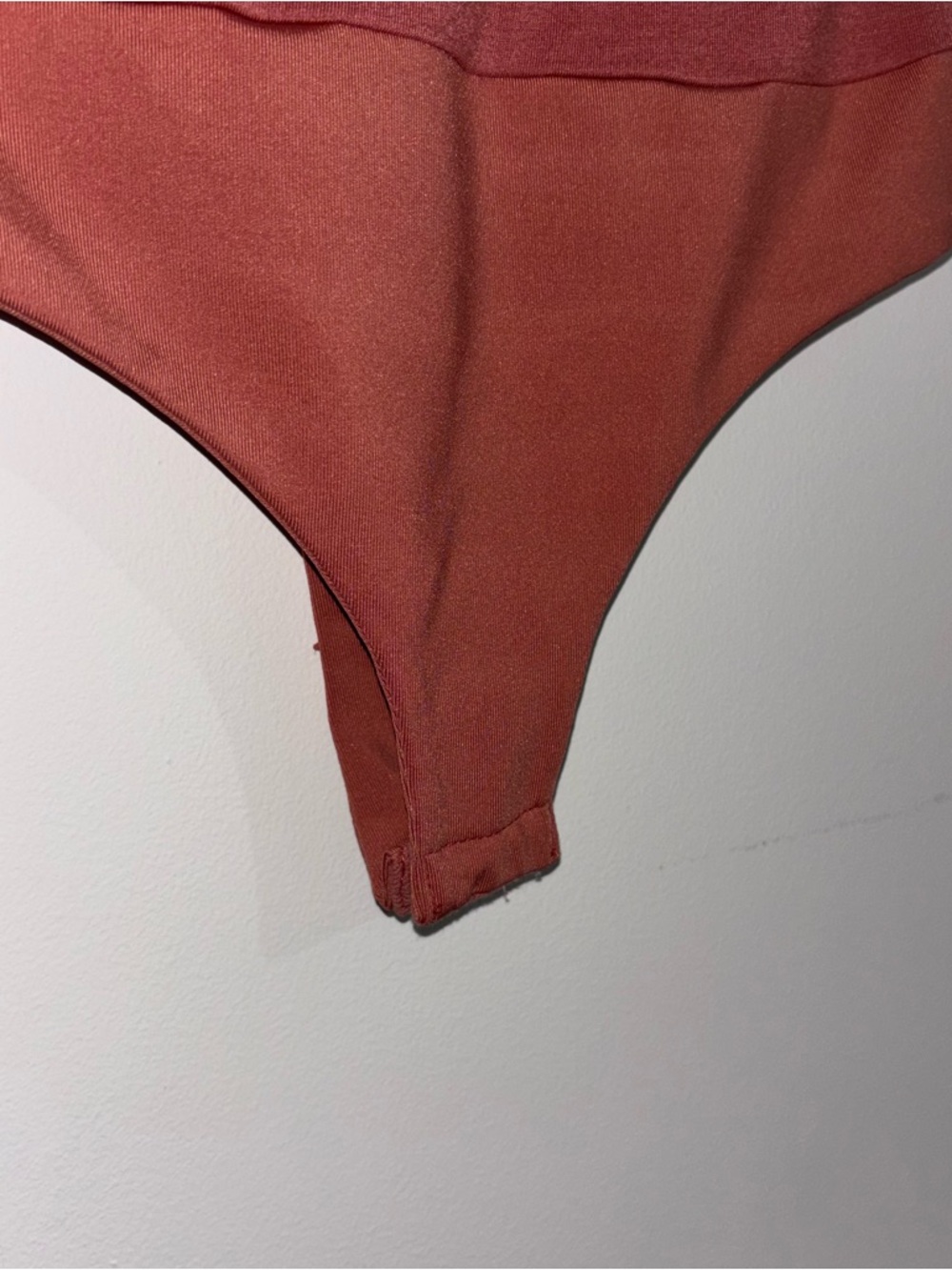 Rust Red Open-Back Bodysuit | Size Small - Picture 3 of 5